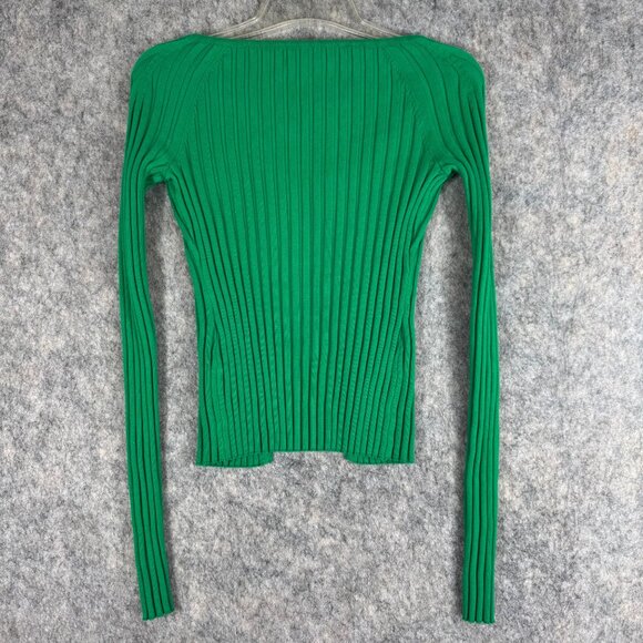 Lovers And Friends Mary Sweater Rhinestone Chain Green Size XS - Picture 5 of 10